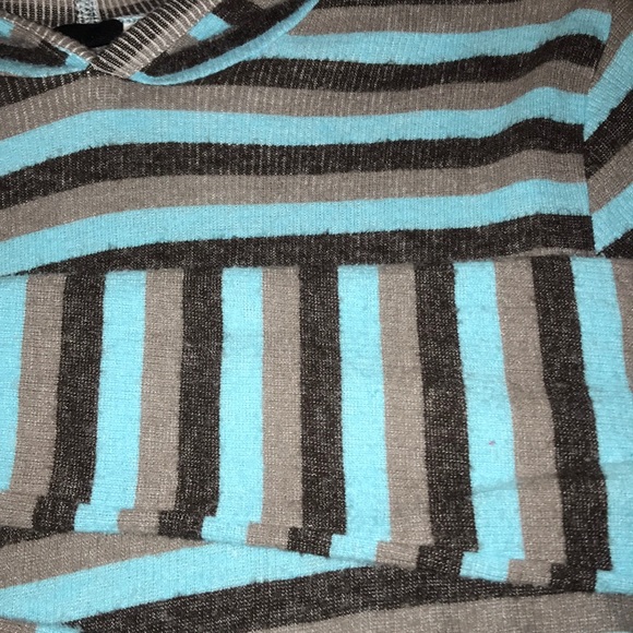 Hooded longsleeve striped thermal tee - Picture 2 of 3